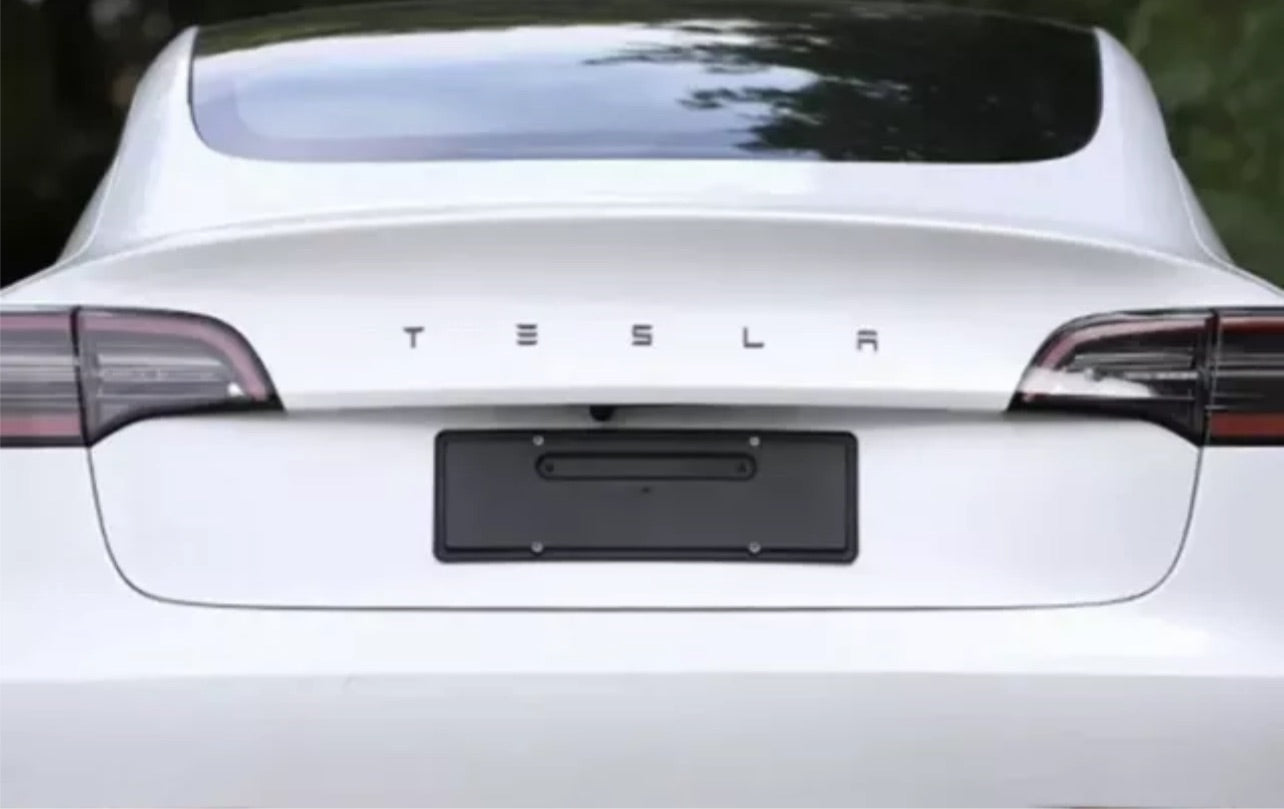 Tesla Badge Model 3 Gloss Black Rear Lettering / Boot For Model  3 X S Y