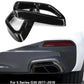 BMW 5 Series G30 G31 2017 2018 Exhaust Tailpipes Pipe Tip Cover Trim Black