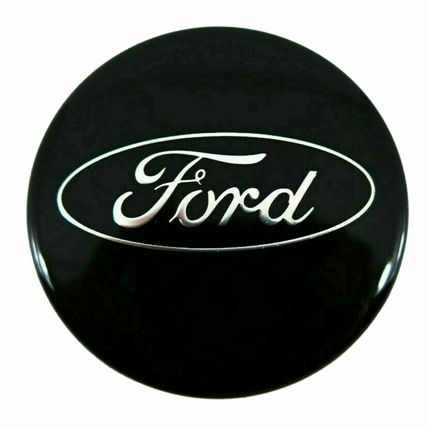 Black Ford Centre Caps 54mm Alloy Wheel Fits Most Models 4PCS