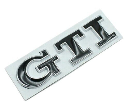 Volkswagen Golf GTI Badge Rear Boot Metal Emblem Badge (Select Your Colour)  5G0853675Q2ZZ