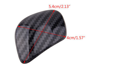 VW Volkswagen DSG Gear Shift Knob Panel Cover Carbon Fiber Stickers - UK Stock