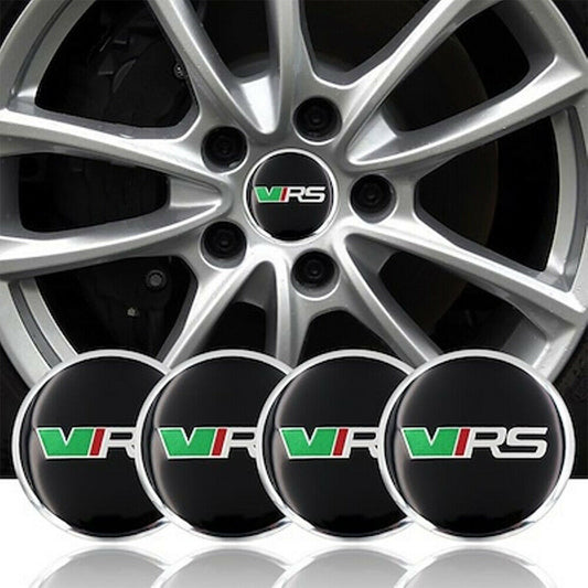 Skoda vRS Alloy Wheel Centre Caps. Choice of 56mm diameter VRS